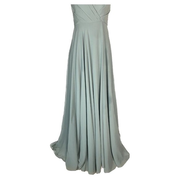 BHLDN Moss Green Eva Bridesmaid Dress - Picture 10 of 14